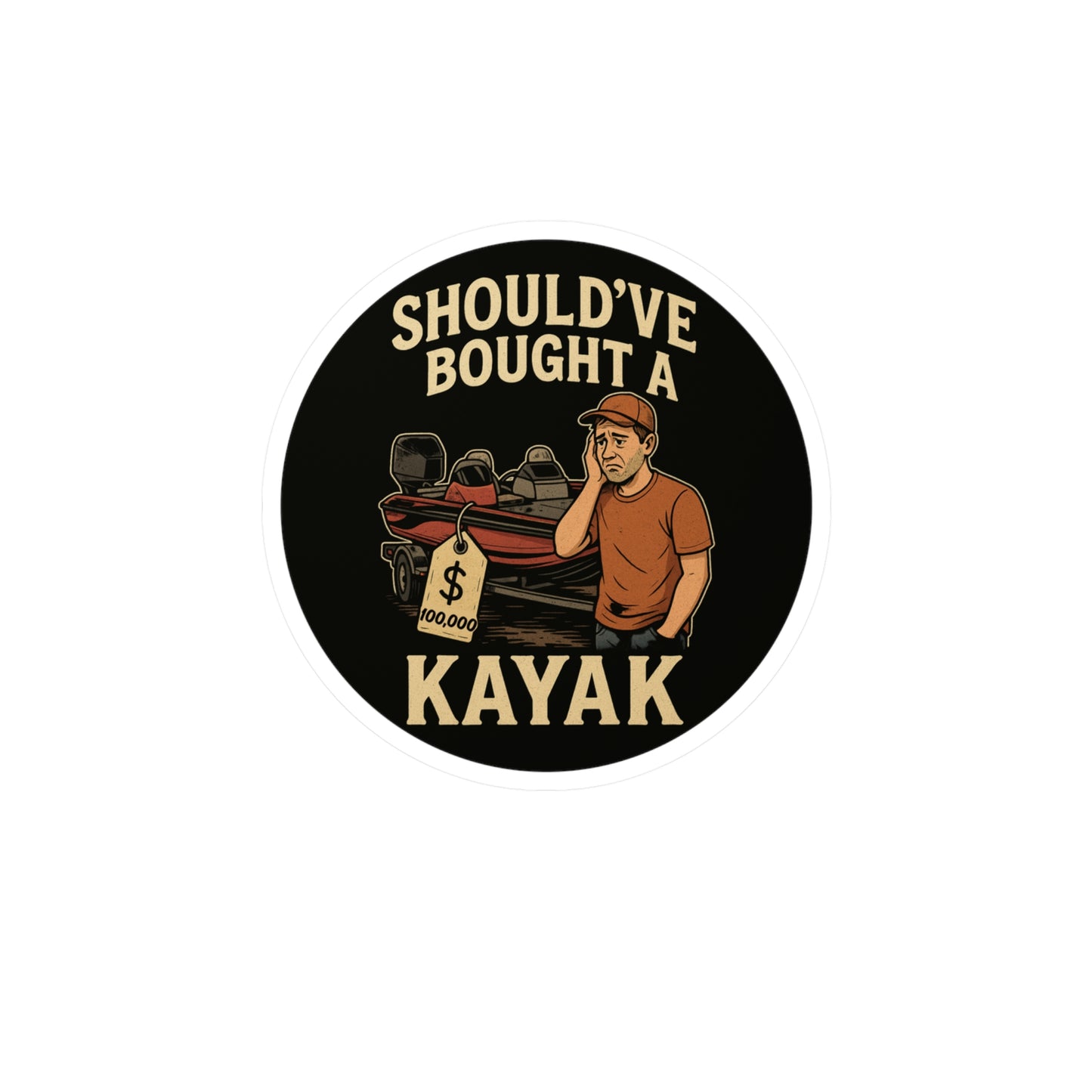 Should've Bought a Kayak Decal