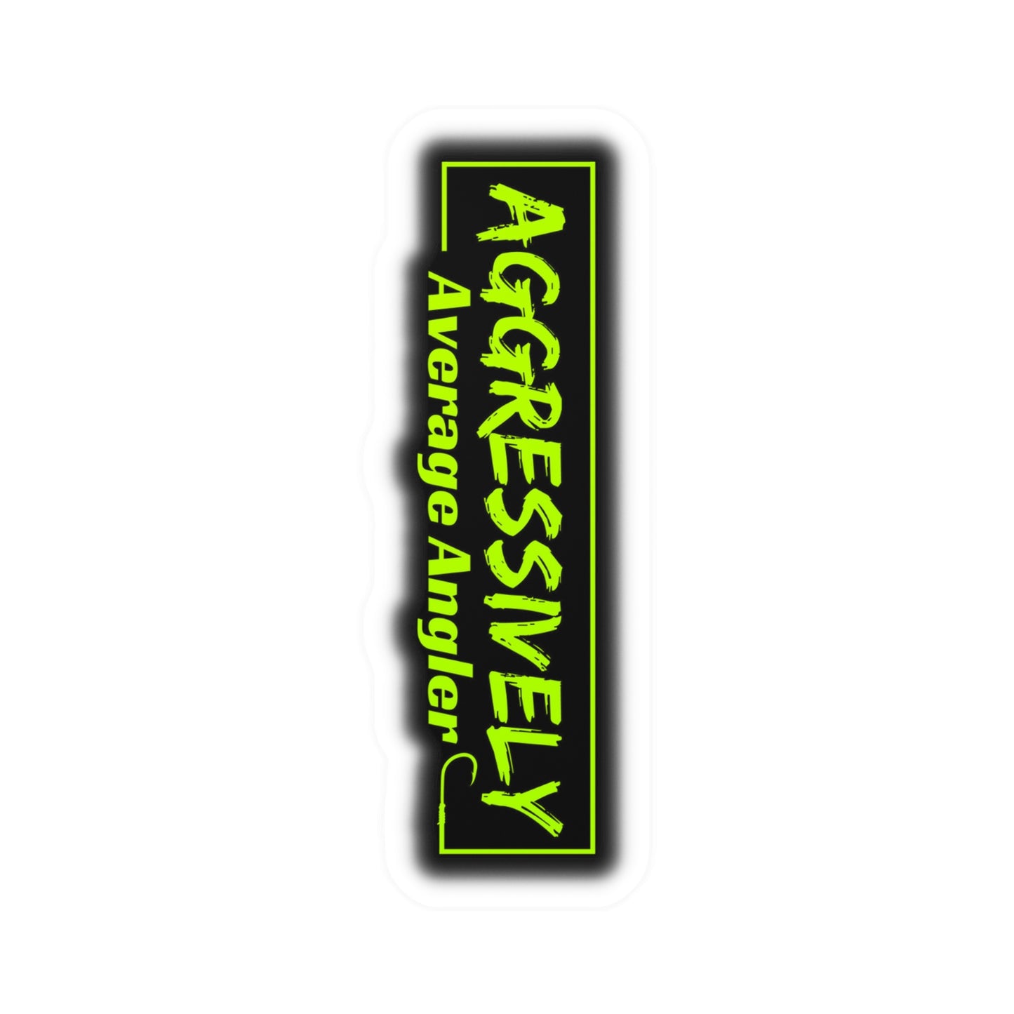 Aggressively Average Vinyl Decal