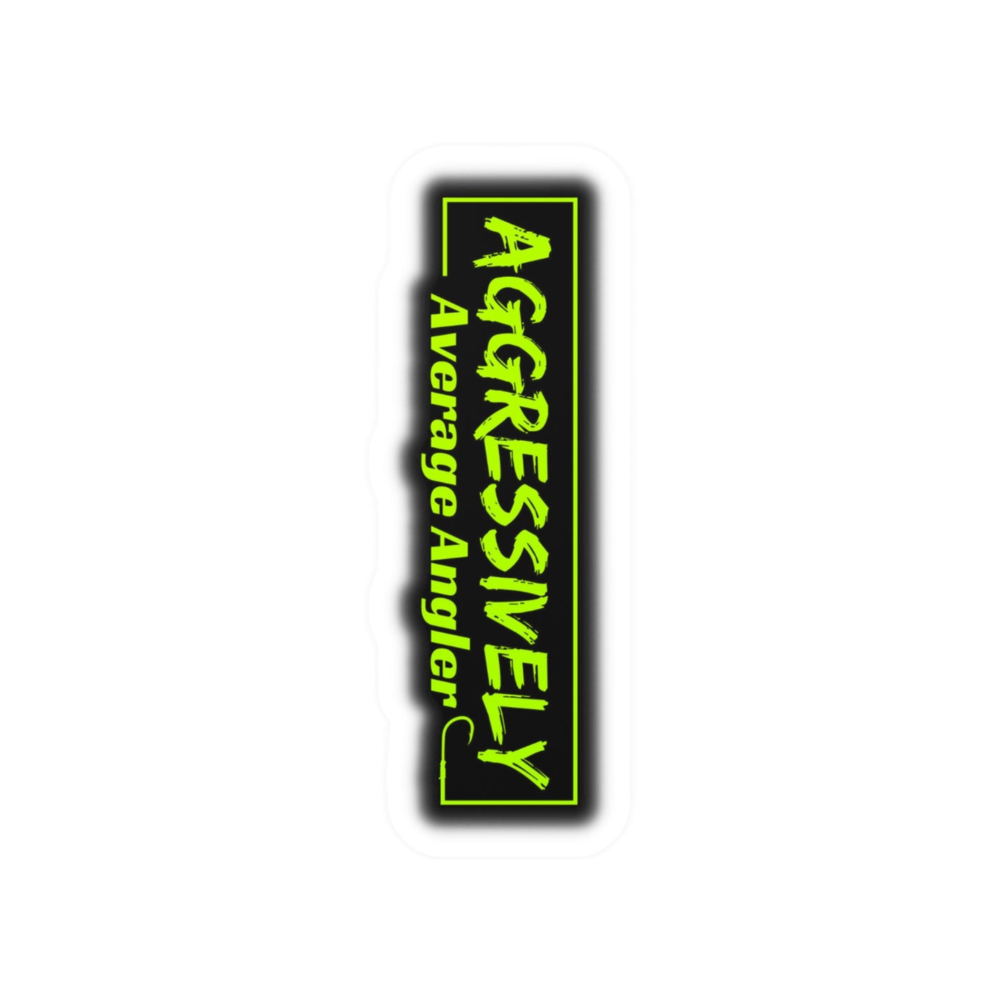 Aggressively Average Vinyl Decal