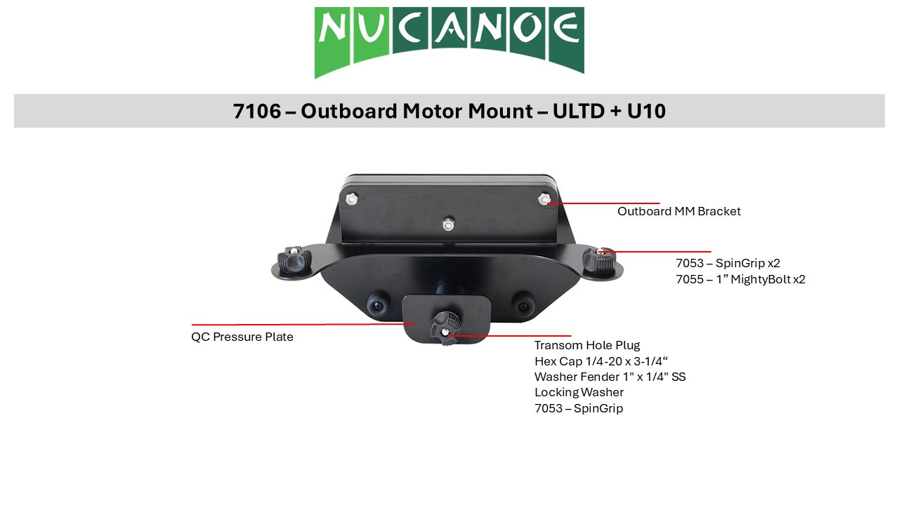 #7106 - Outboard Motor Mount - U10 + ULTD + UMAX