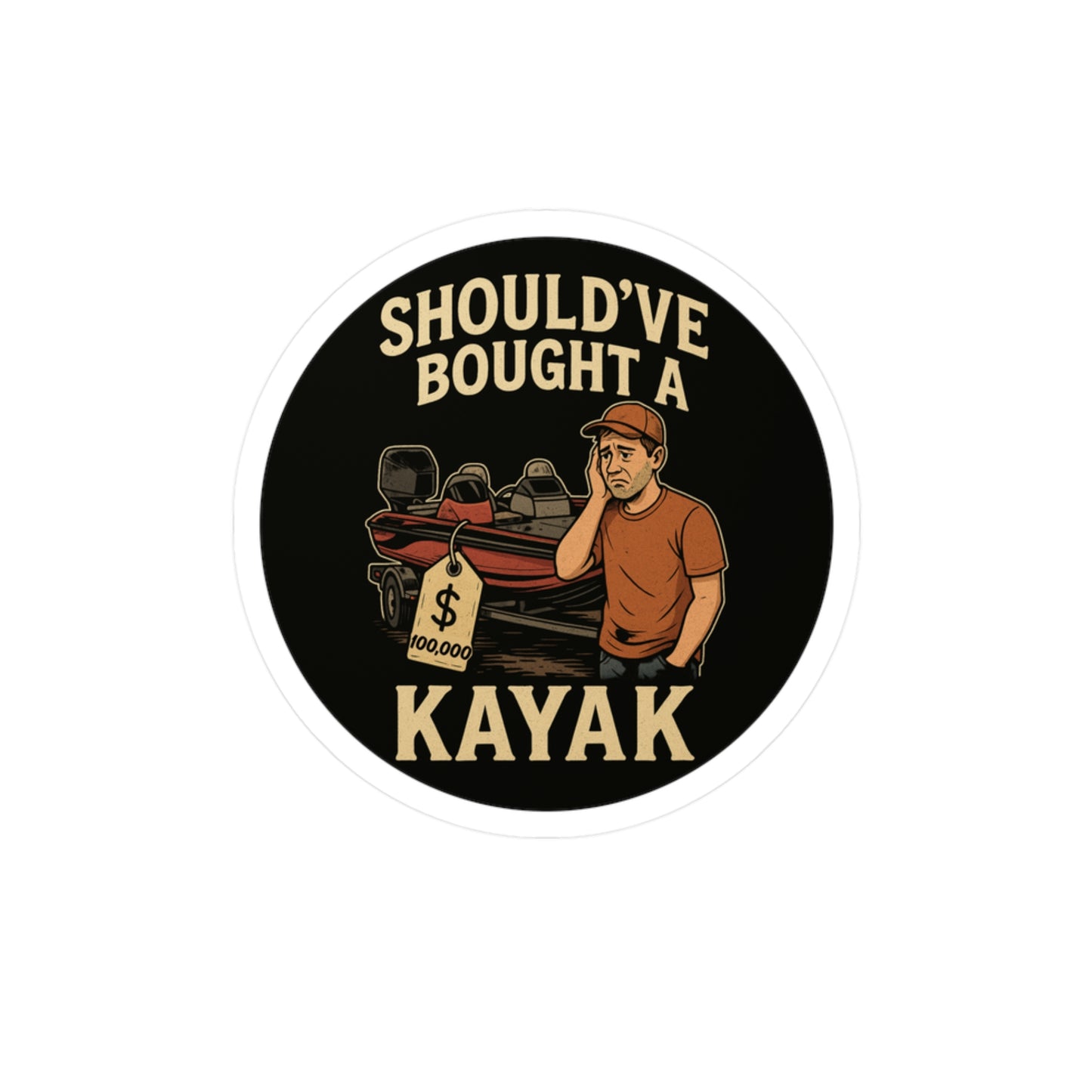Should've Bought a Kayak Decal