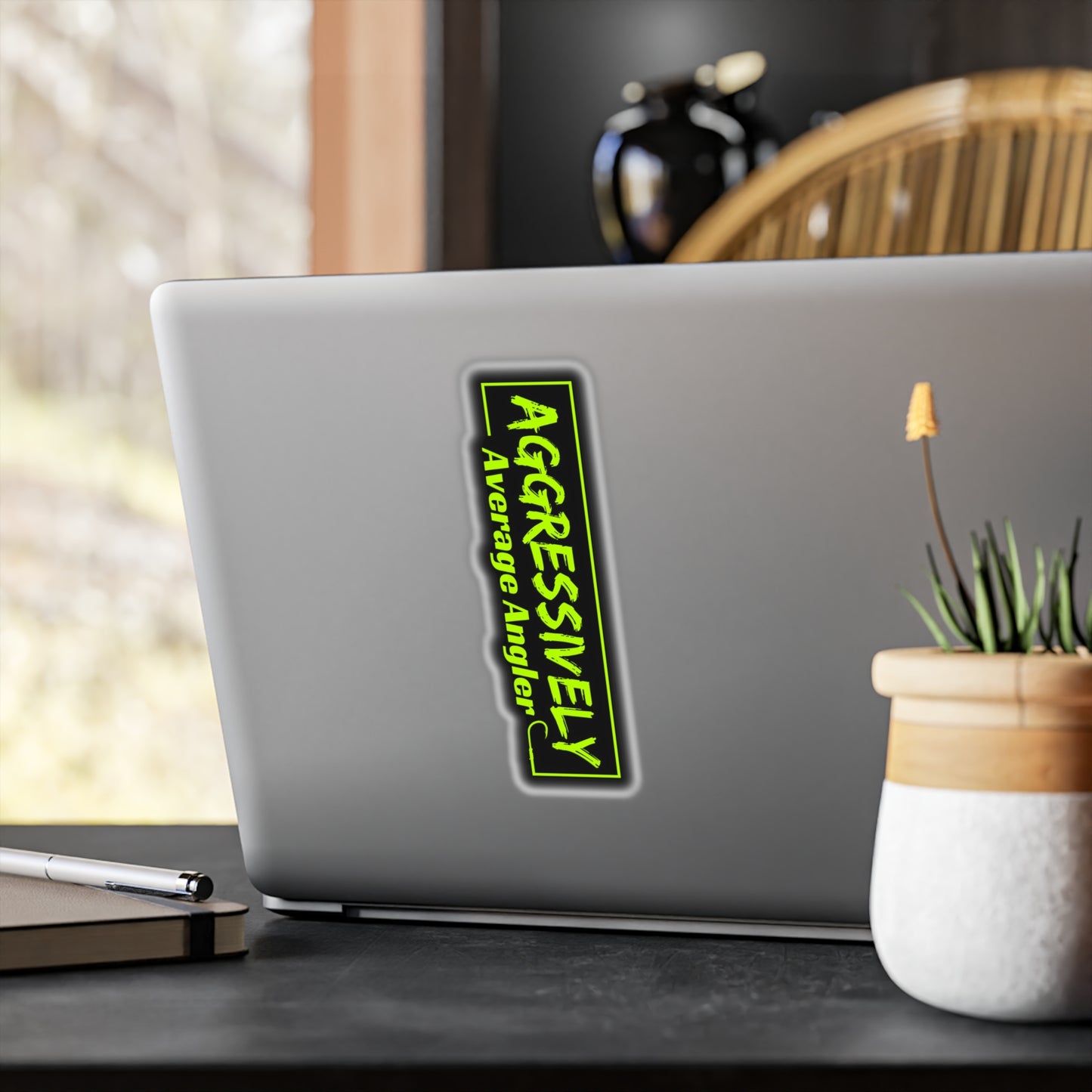 Aggressively Average Vinyl Decal