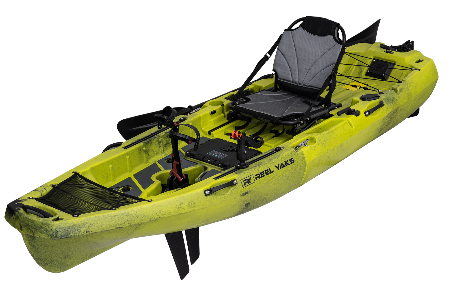 10ft Radar Modular Fin Drive Pedal Fishing Kayak | 430lbs Capacity | 2 Piece