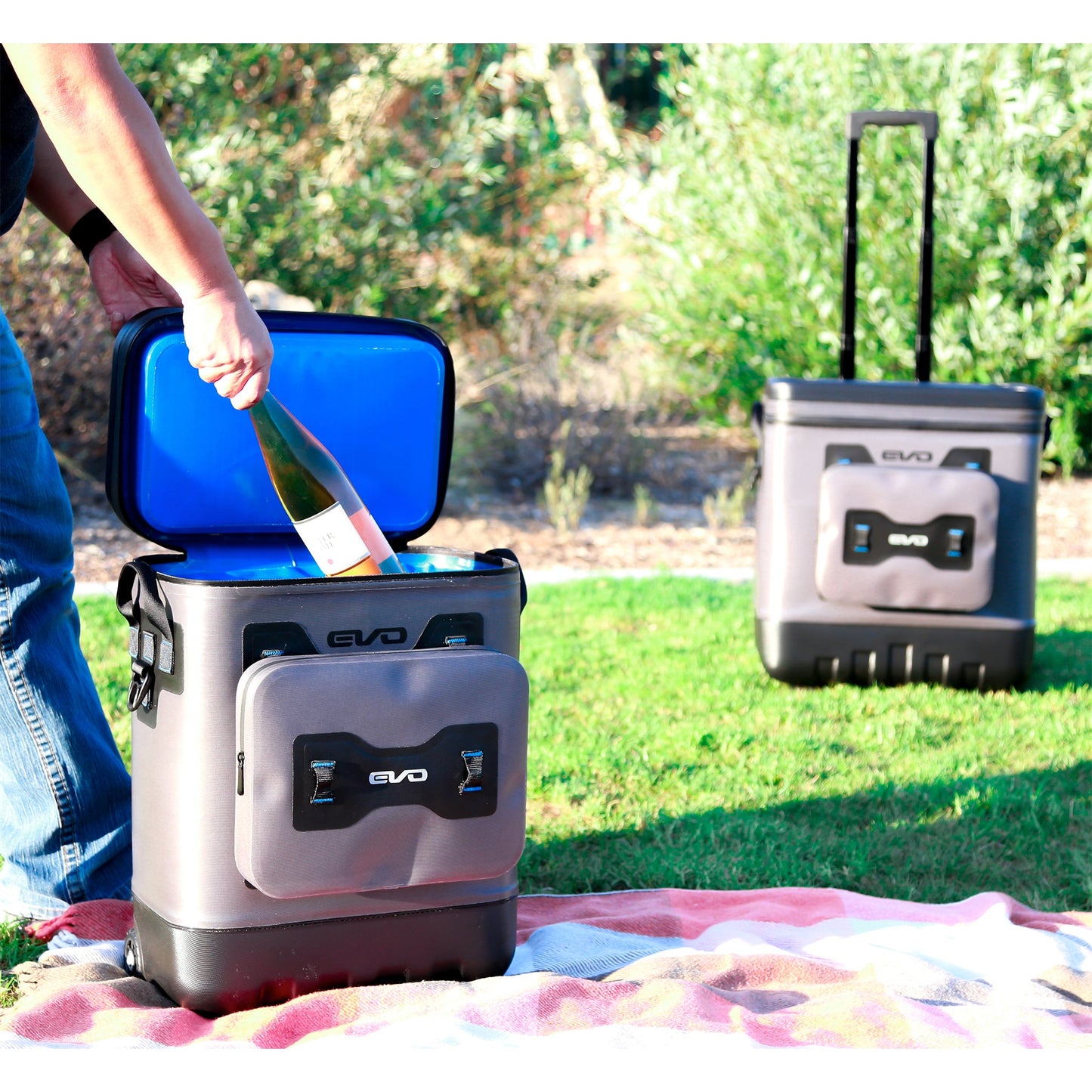 EVO Premium Rolling Cooler - 25qt