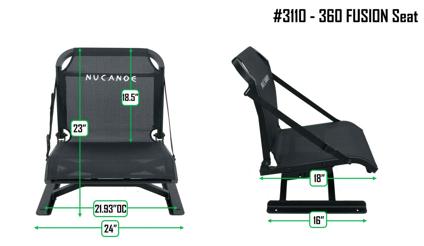 #3110SG -  360 Fusion Seat - Shadowgrass