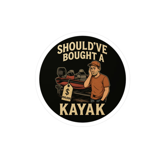 Should've Bought a Kayak Decal