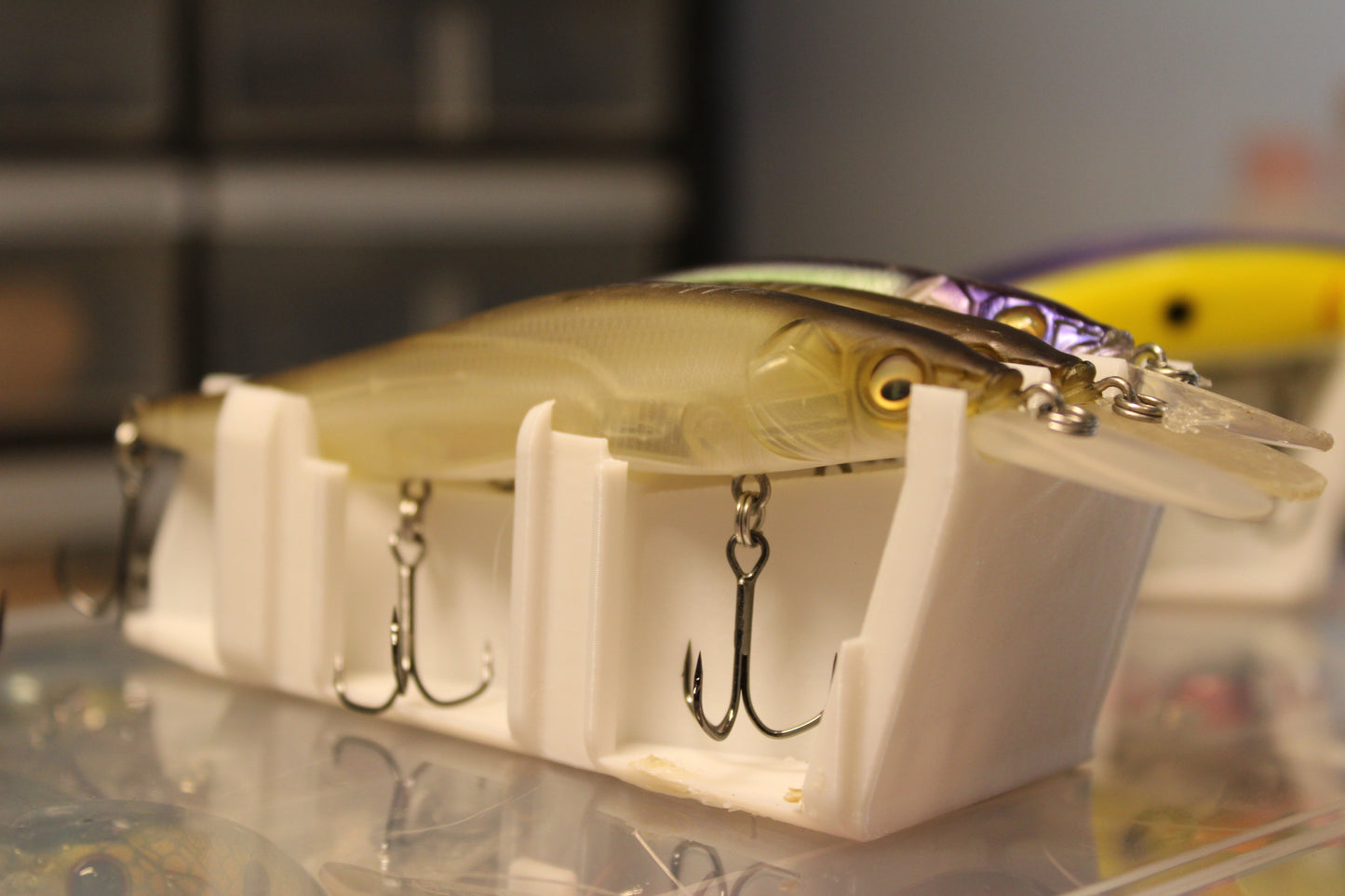 Jerkbait SlotTech BallistiX 3.7 tackle tray