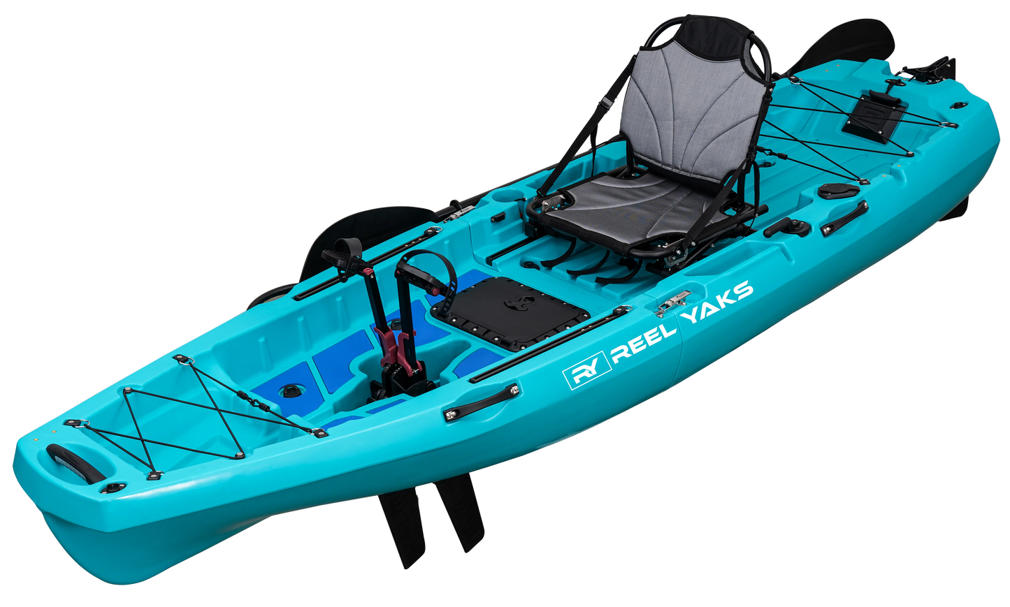 10ft Radar Modular Fin Drive Pedal Fishing Kayak | 430lbs Capacity | 2 Piece