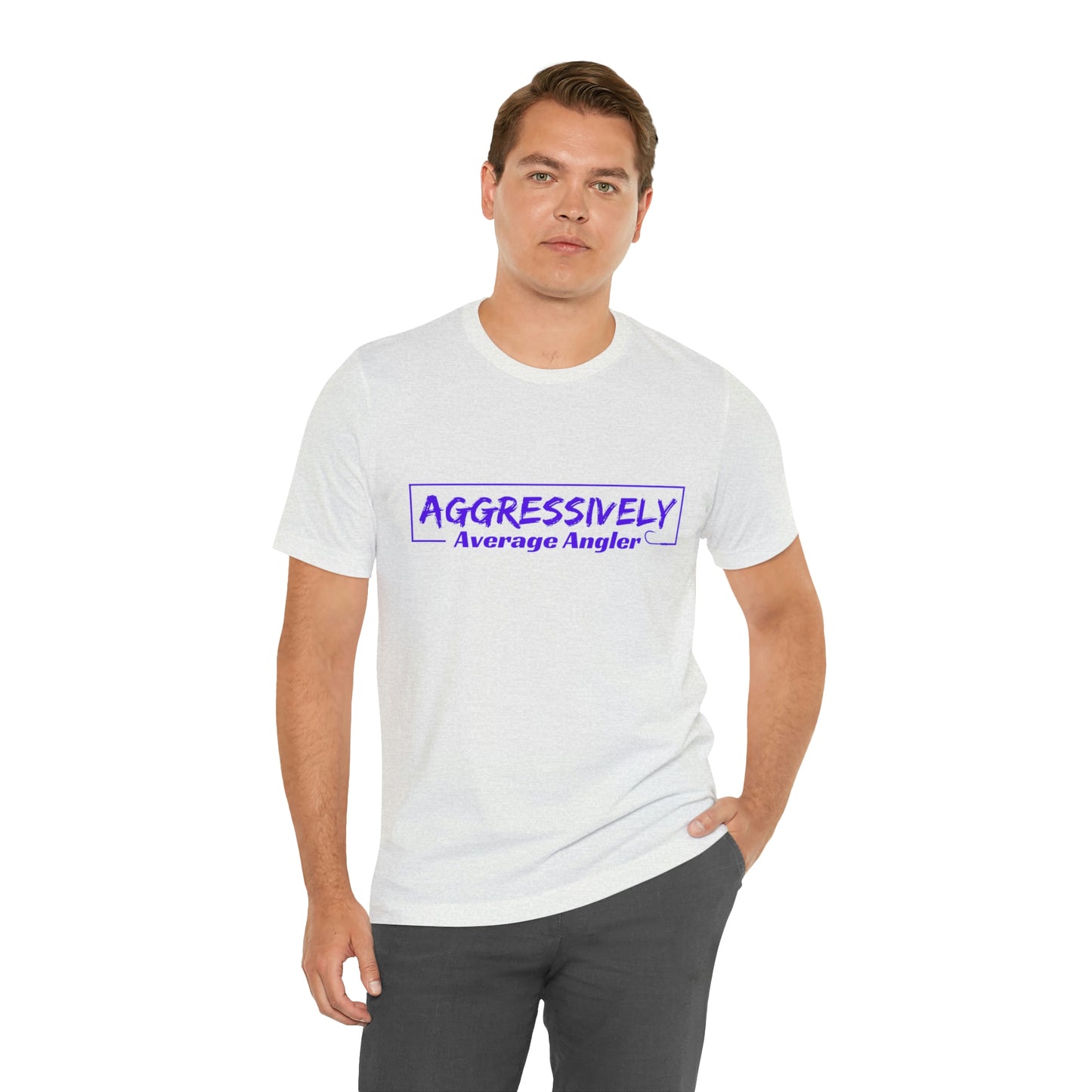 Aggressively Average Angler Tee (Light colors)